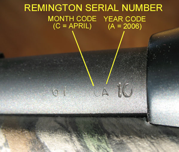 1100 serial numbers remington model Remington Serial/Barrel
